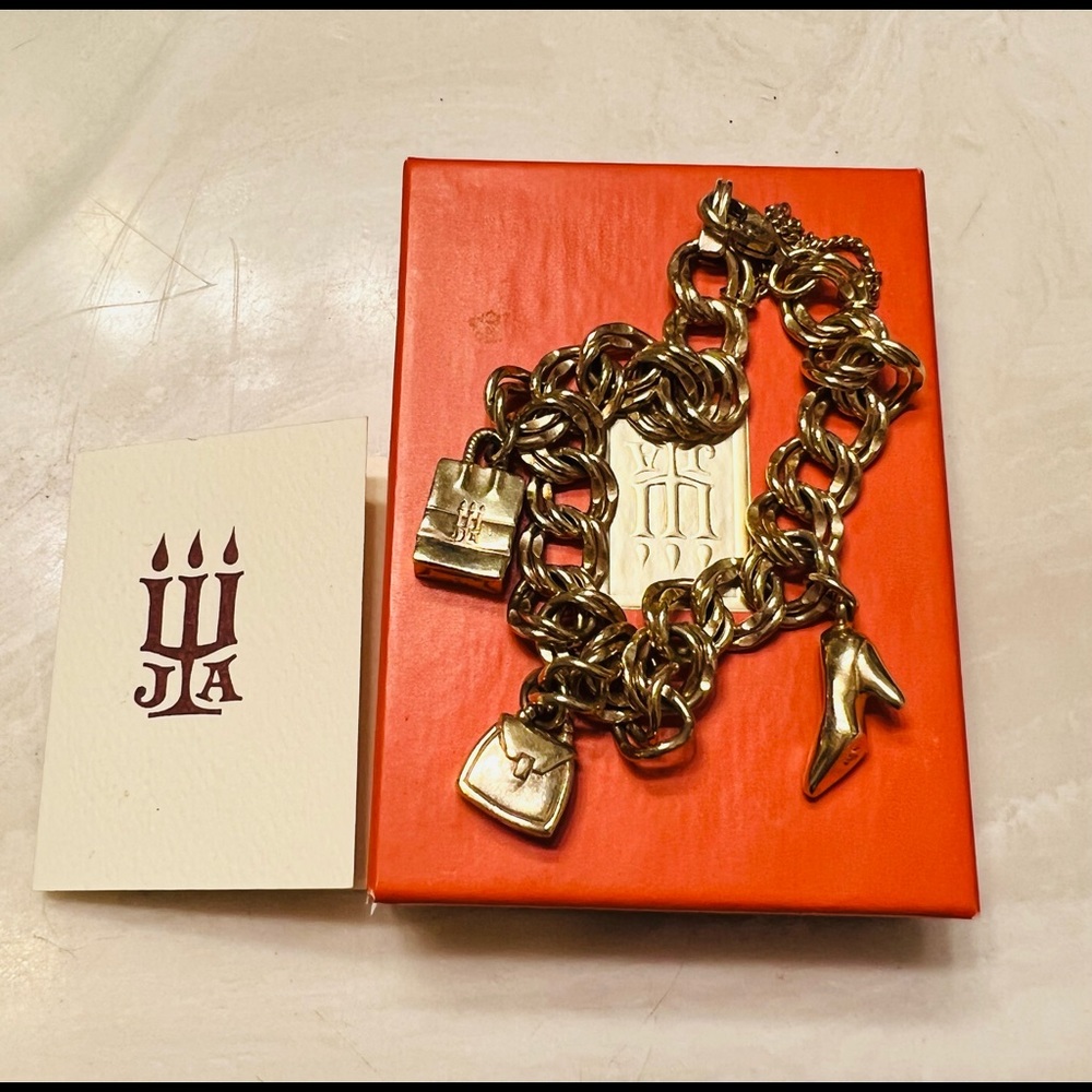 James Avery 14k bracelet with 3 charms